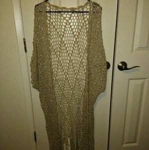 Blu pepper body length hobo kimono